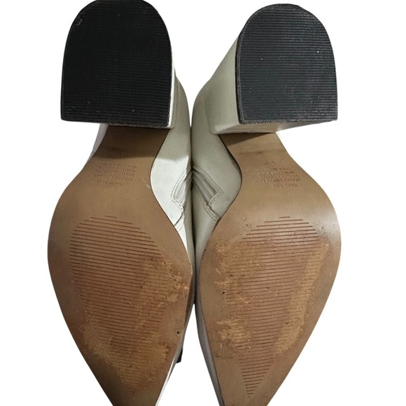 ALIAS MAE HEELED WHITE LEATHER BOOTS - Picture 7 of 10